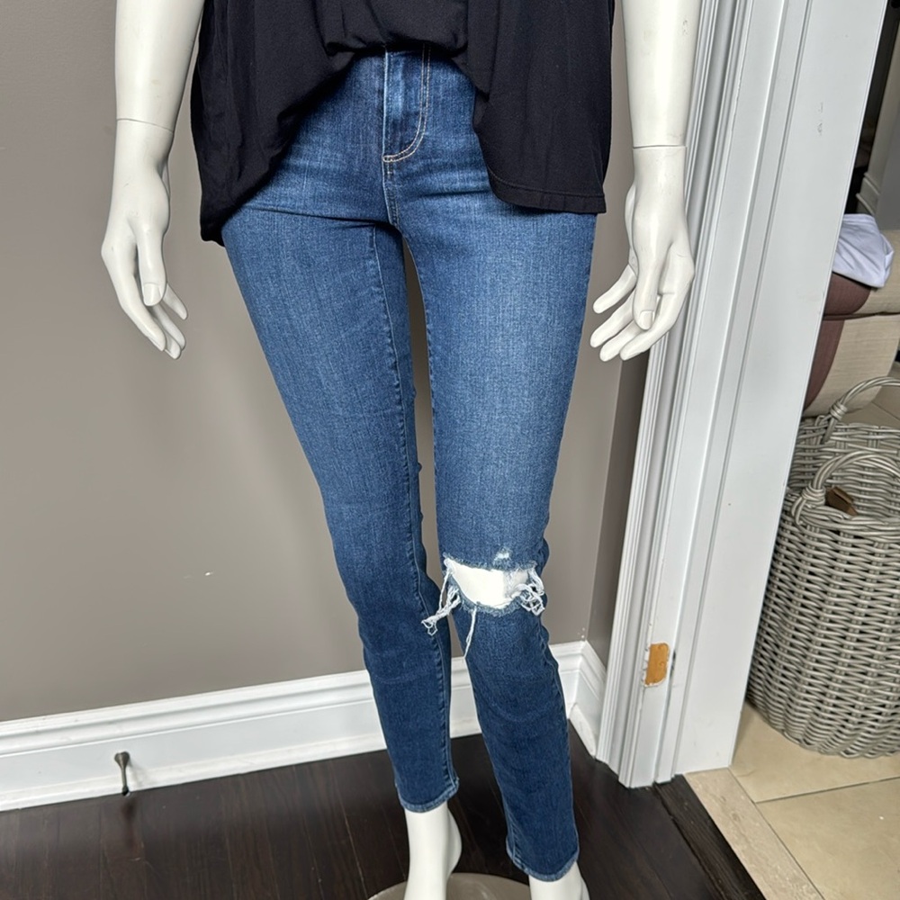 Paige Skinny Distressed Jeans